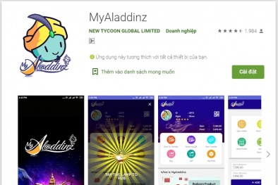 Cảnh báo ứng dụng Myaladdinz hoạt động đa cấp, có dấu hiệu lừa đảo