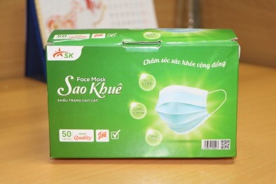 Hồ sơ công bố bị ‘đánh trượt’, Công ty CPCN Sao Khuê Việt Nam vẫn bán khẩu trang ra thị trường