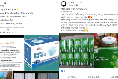 Bán khẩu trang dù chưa được duyệt công bố, Công ty Sao Khuê đang 'tiền trảm, hậu tấu'?