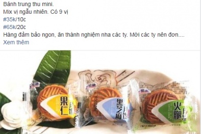 Bánh trung thu mini Trung Quốc chỉ 3,5 nghìn đồng/cái bán tràn lan: Chất lượng ra sao?