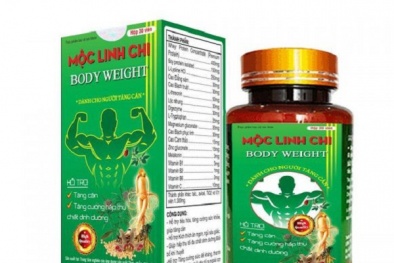 Cẩn trọng thực phẩm BVSK Mộc Linh Chi-Body Weight bán trôi nổi trên các web