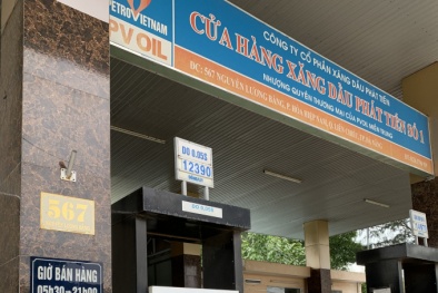 Cây xăng dầu đóng cửa không rõ lý do bị lập biên bản