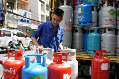 Từ hôm nay giá gas tăng nhẹ