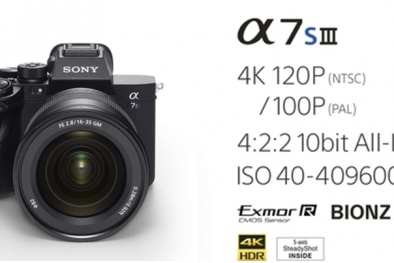Máy ảnh Sony Alpha 7S III quay phim 4K, kính ngắm OLED Quad-XGA