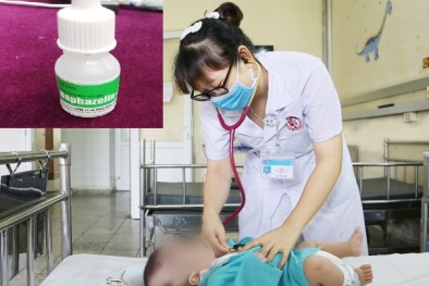 Sử dụng quá liều thuốc nhỏ mũi Naphazolin khiến 2 bệnh nhi nguy kịch