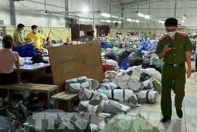 Hải Dương: Phát hiện hàng nghìn áo phông giả mạo các thương hiệu nổi tiếng