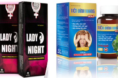 TPBVSK Lady Night, Tiền Đình Khang Gold quảng cáo như thuốc chữa bệnh, vi phạm quy định