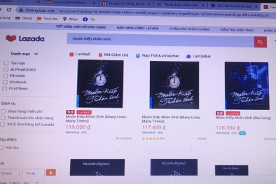 Xử lý phản ánh sách in lậu và tiêu thụ trên Lazada