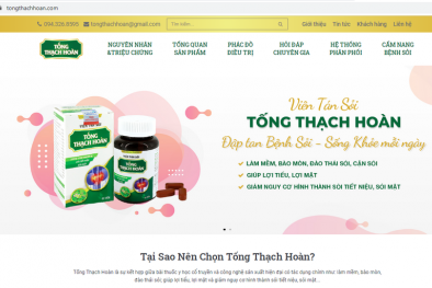  Thực phẩm bảo vệ sức khỏe viên tán sỏi Tống Thạch Hoàn quảng cáo trái phép