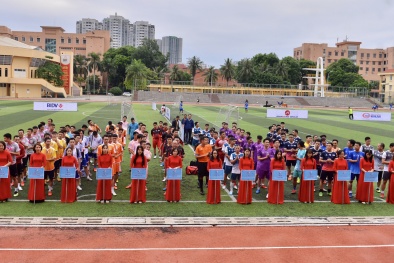 Ấn tượng Lễ khai mạc Giải bóng đá Kinh tế Môi trường lần I-2020