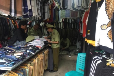 Chợ Giếng Vuông Lạng Sơn bày bán nhiều hàng hóa giả mạo nhãn hiệu