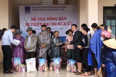 PV GAS ủng hộ 600 triệu đồng cho Thừa Thiên- Huế và Quảng Trị ngay trong cơn bão số 8