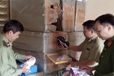 Nhập lậu lượng lớn giày thể thao nữ nhãn hiệu STAR do nước ngoài sản xuất