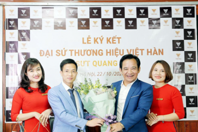 Công ty Việt Hàn ra mắt và ký kết Đại sứ thương hiệu