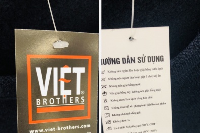 Hệ thống cửa hàng Việt Brothers bán hàng may mặc thiếu tem CR, chất lượng liệu có đảm bảo?