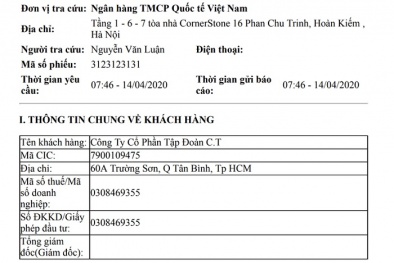 Thực hư thông tin C.T Group nợ 'khủng'?