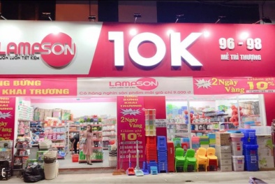 Hệ thống siêu thị LamaSon 10k bày bán hàng gia dụng không tem nhãn, dấu hiệu kém chất lượng