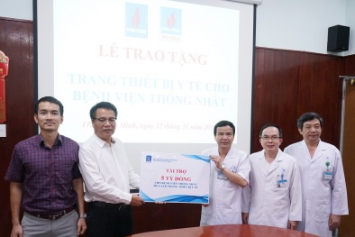 PVN, PV GAS trao tặng thiết bị y tế cho Bệnh viện Thống Nhất