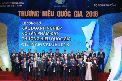 124 doanh nghiệp và 283 sản phẩm được công nhận Thương hiệu quốc gia 2020