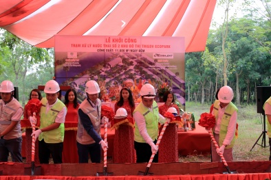 ECOPARK khởi công nhà máy nước thải thứ 4 tại khu đô thị