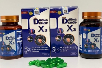 Cảnh báo quảng cáo sản phẩm viên dưỡng khớp X3 lừa dối người tiêu dùng