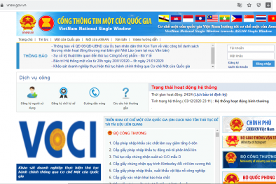 202 thủ tục hành chính kết nối Cơ chế một cửa quốc gia
