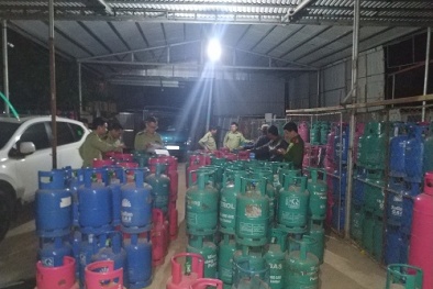 Cửa hàng gas Phượng Tuyên Ninh Bình buôn bán LPG chai giả mạo nhãn hàng hóa, bao bì 