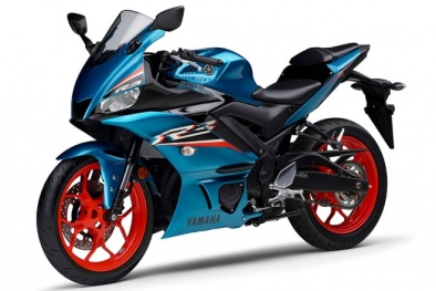 'Cận cảnh' Yamaha YZF-R3 đời 2021 vừa ra mắt: Thêm màu mới, cạnh tranh Honda CBR250R
