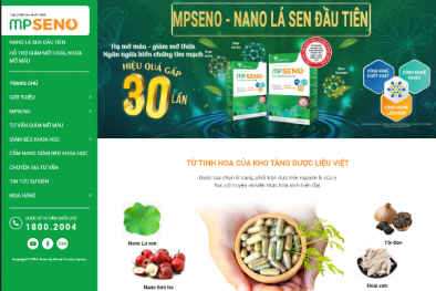 Dược mỹ phẩm Mypharma quảng cáo TPBVSK MPSENO và MPSUNO như thuốc chữa bệnh