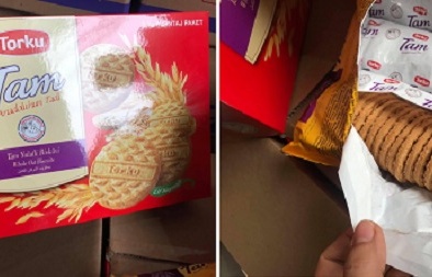 Công ty TNHH Chế biến nông sản Minh Quang 'găm' hàng tấn bánh quy Torku đã hết hạn để gia hạn mới 