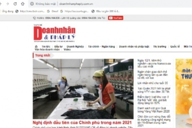 Chuyển đổi Thời báo Doanh nhân thành Tạp chí Doanh nhân và Pháp lý