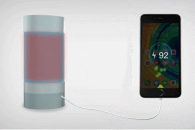 Ý tưởng công nghệ độc đáo: Sạc điện thoại di động bằng nước nóng 