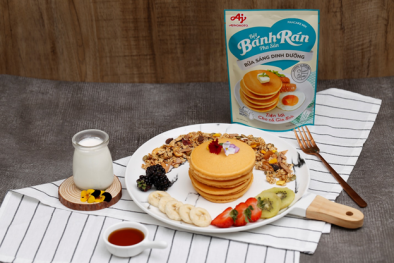 Khởi đầu ngày mới đầy năng lượng với bánh rán Ajinomoto