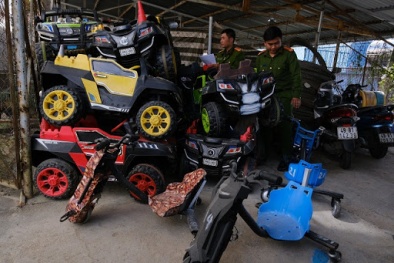 Cảnh giác với các loại ô tô điện trẻ em không rõ nguồn gốc xuất xứ