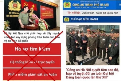 Cảnh báo người dân không truy cập vào trang web giả mạo Công an TP. Hà Nội