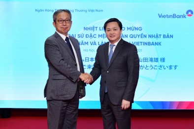 Đại sứ Đặc mệnh toàn quyền Nhật Bản thăm và làm việc tại VietinBank