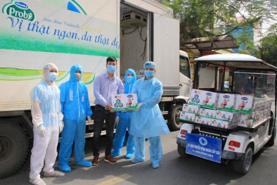 Vinamilk hỗ trợ 45.000 hộp sữa cho hơn 800 trẻ em đang cách ly tại Hà Nội, Hải Dương và Hải Phòng