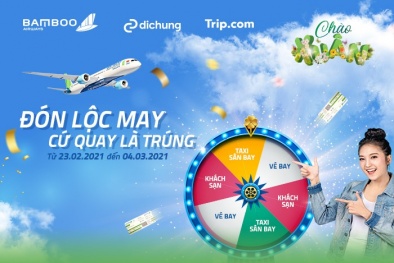 Du xuân đón lộc, cứ quay là trúng quà cùng Bamboo Airways
