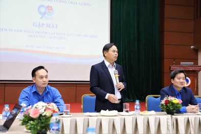 Đảng ủy, Lãnh đạo Tổng cục TCĐLCL gặp mặt cán bộ đoàn tiêu biểu 