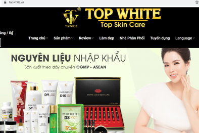 Mỹ phẩm Top White quảng cáo vi phạm pháp luật, đại diện doanh nghiệp 'chối bay'?