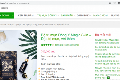 Loạn quảng cáo mỹ phẩm Magic Skin lừa dối người dùng: Đơn vị sở hữu ‘không chịu trách nhiệm’, lộ những ‘điểm mờ’