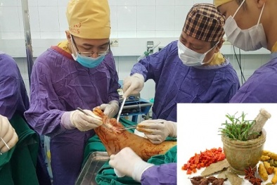 Tự ý dùng thuốc nam trị bệnh bị nhiễm trùng, hoại tử nặng