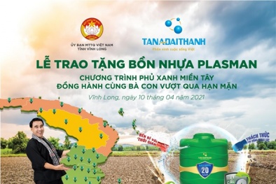 Tiếp tục hành trình ‘Phủ xanh miền Tây’ cùng bồn nhựa Plasman
