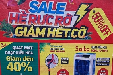 Quạt điều hòa đồng loạt giảm giá sâu: Chiêu đẩy hàng tồn?