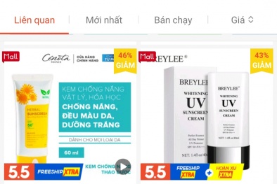 Thị trường sản phẩm kem chống nắng: Chất lượng thả nổi?
