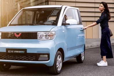 Wuling Hongguang Mini EV Cabrio - Xe điện mui trần giá chỉ 100 triệu đồng