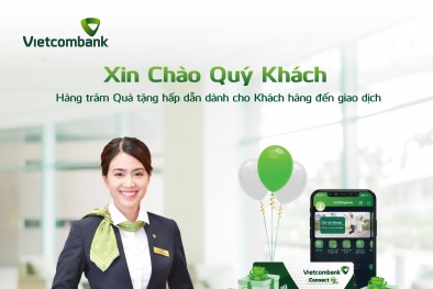 Đăng ký dịch vụ, nhận ngay quà chất tại Vietcombank chi nhánh Tân Sài Gòn 