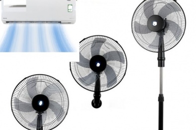 Dùng quạt điện khi ngủ sai cách có thể gây hại sức khỏe hơn nằm điều hòa