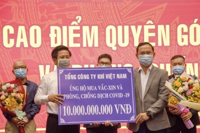 PV GAS tiếp tục đồng hành và ủng hộ 10 tỷ đồng cho Quỹ vắc xin phòng dịch COVID-19