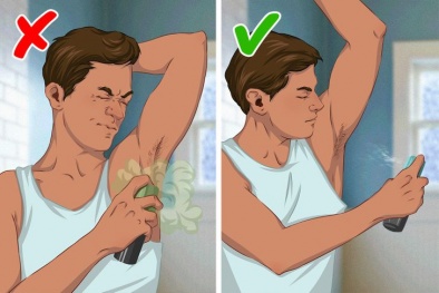 10 hành động sai lầm khiến chất khử mùi công dụng kém hiệu quả